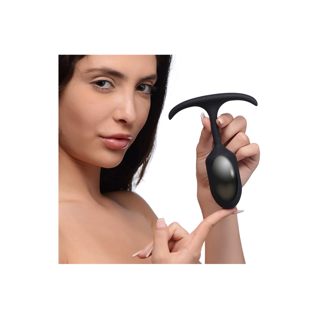 Premium Silicone Weighted Anal Plug 13.9 cm – Comfort & Depth