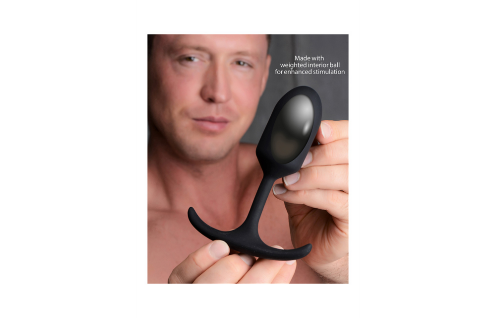 Premium Silicone Weighted Anal Plug 13.9 cm – Comfort & Depth