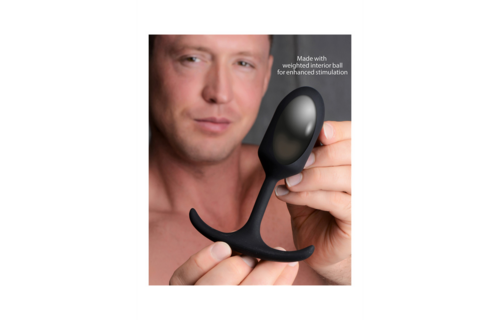 Premium Silicone Weighted Anal Plug 13.9 cm – Comfort & Depth