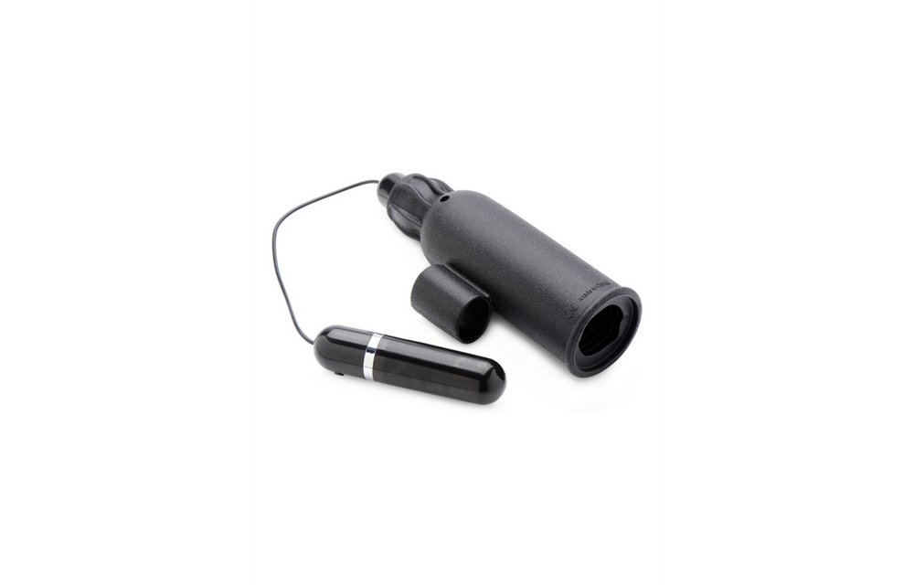 Blitzschlag - Silikon Stroker mit vibrierender Bullet