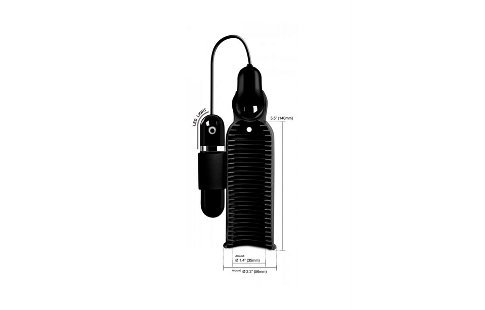 Lightning Stroke Siliconen Stroker | Intens Vibrerend Plezier