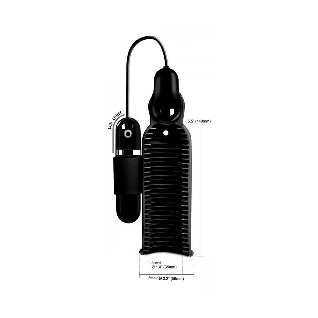 Lightning Stroke Siliconen Stroker | Intens Vibrerend Plezier