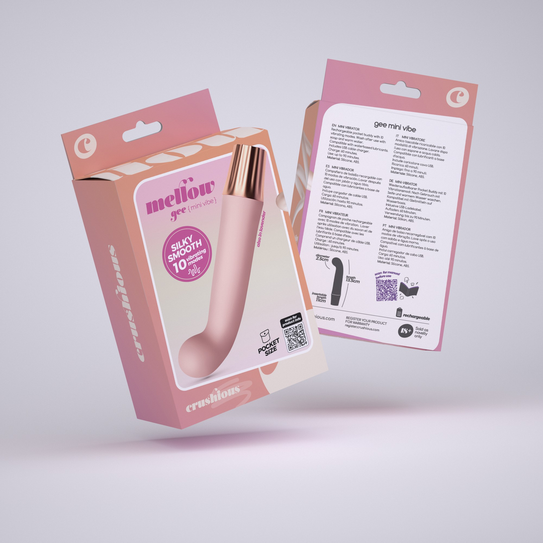 Mellow Gee Mini G-Spot Vibrator Roze – Compact & Krachtig