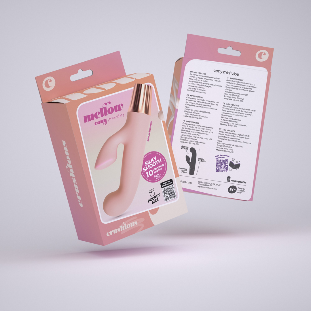 Mellow Cony Mini Konijn Vibrator Roze – Compact & Krachtig