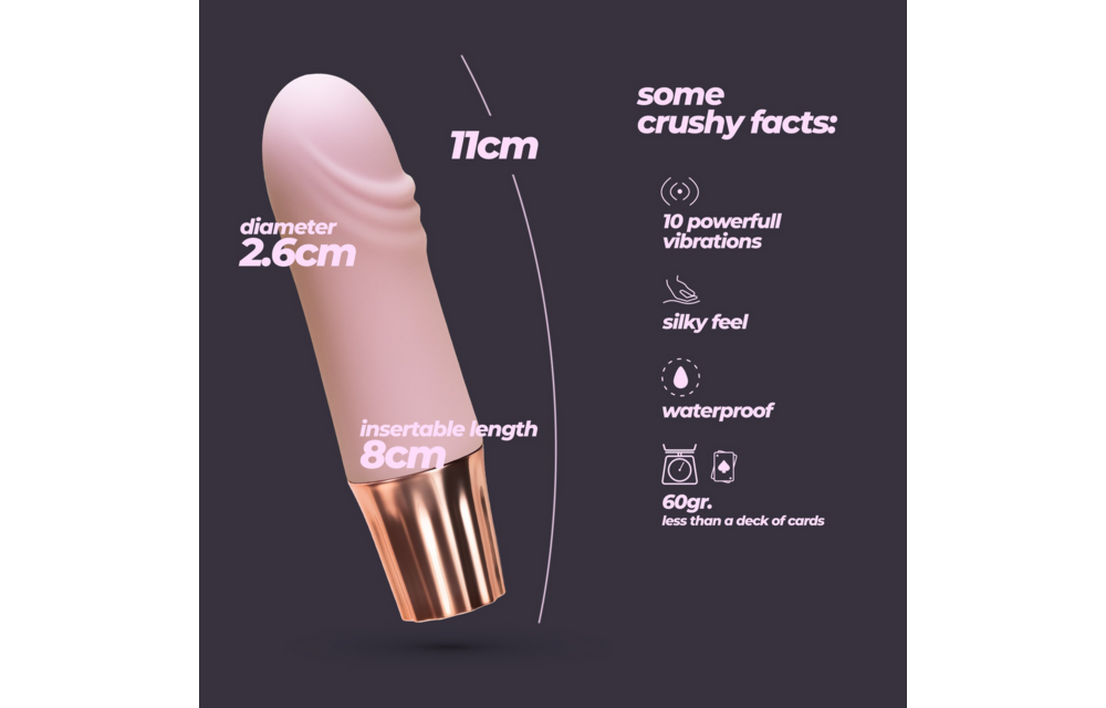 Mellow Waves Pink Mini Vibrator – Powerful & Compact Pleasure