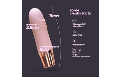 Mellow Waves Pink Minivibrator – Kraftvolles & kompaktes Vergnügen