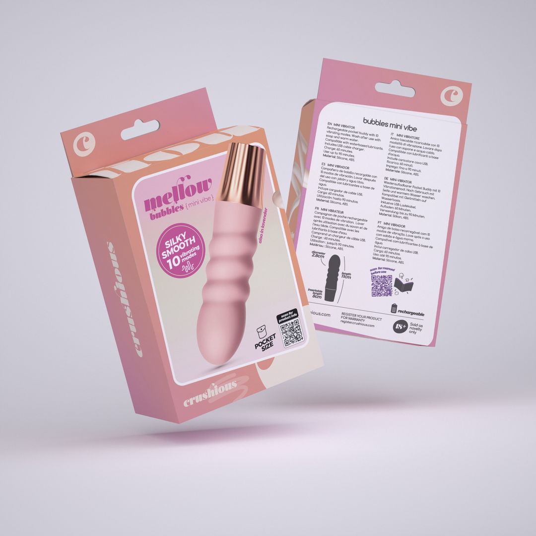 Mellow Bubbles Minivibrator Rosa – Kompakt & Kraftvolles Vergnügen