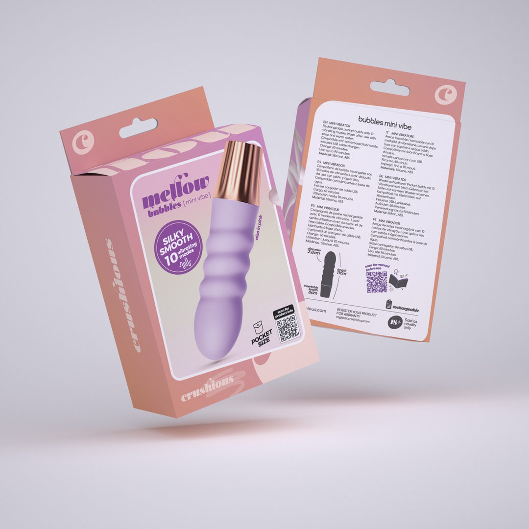 Mellow Bubbles Lavendel Minivibrator – Kompakt & Leistungsstark