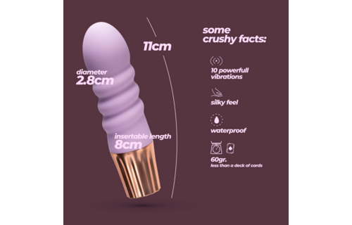 Mellow Bubbles Lavender Mini Vibrator – Compact & Powerful