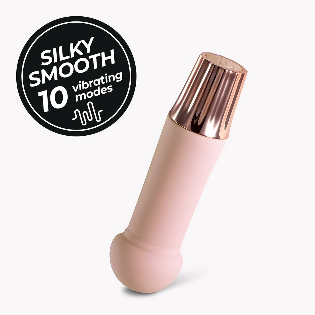 Mellow Puff - Mini Wand Vibrator - Pink
