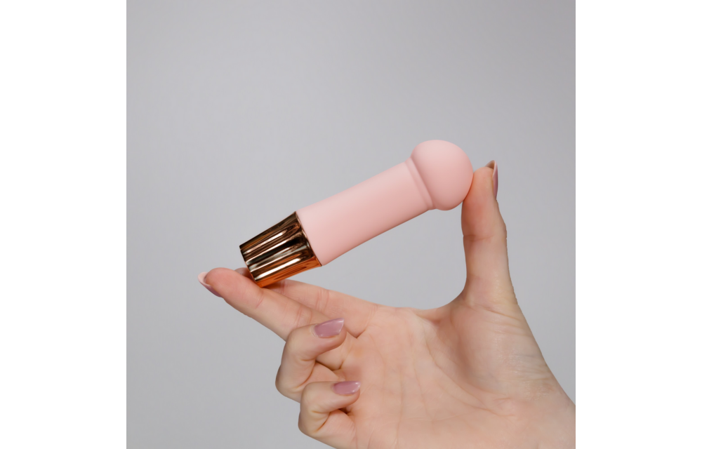Mellow Puff Mini Wand Vibrator Pink – Compact & Powerful