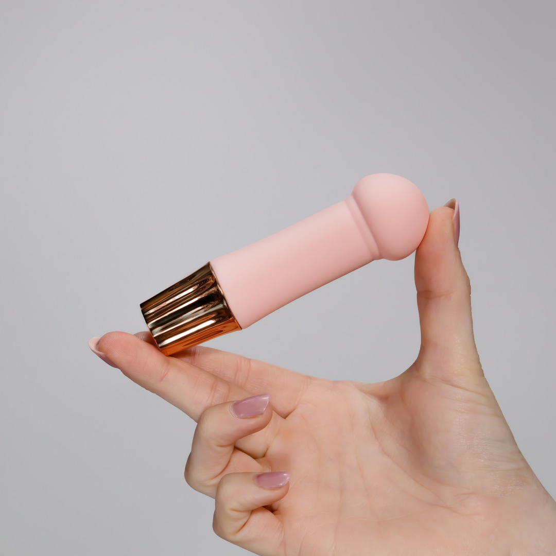 Mellow Puff Mini Staafvibrator Roze – Compact & Krachtig