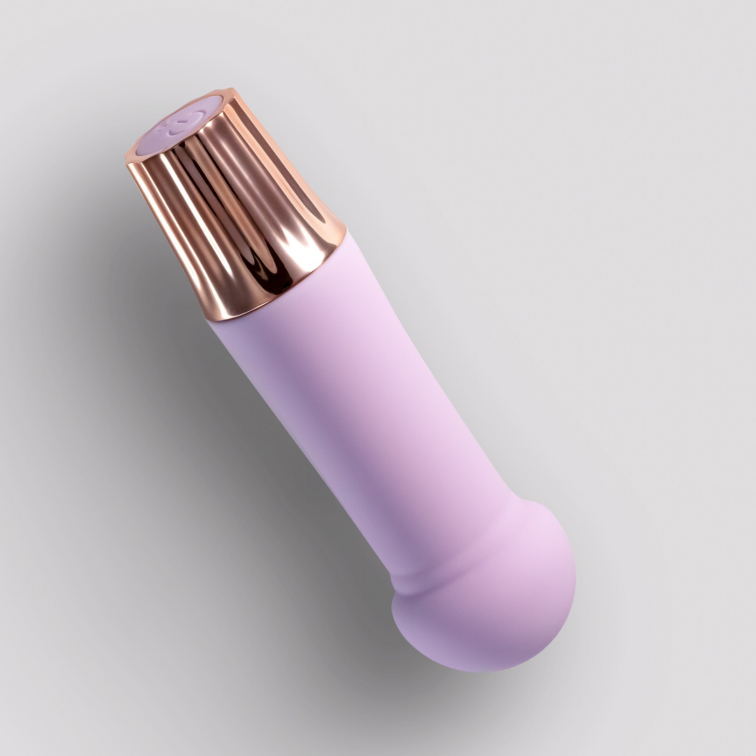 Mellow Puff - Mini Wand Vibrator - Lavender