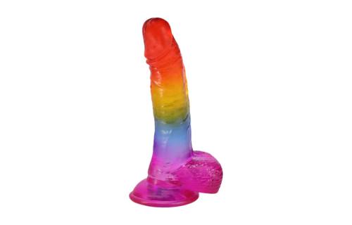 Realistic Cock with Balls 21.1 cm – Flexible & Safe