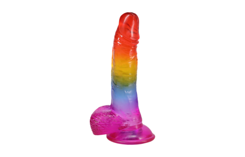Realistic Cock with Balls 21.1 cm – Flexible & Safe