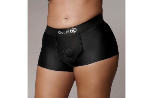 Vibrating Strap-on Boxer XL/XXL Black – Comfort & Sensation