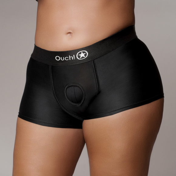 Vibrating Strap-on Boxer XL/XXL Black – Comfort & Sensation