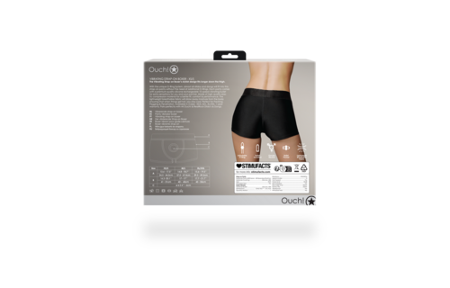 Vibrating Strap-on Boxer - XS/S - Black