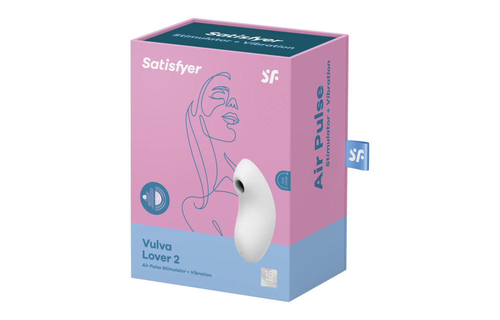 Vulva Lover 2 - Dubbele Luchtpulsvibrator - Wit
