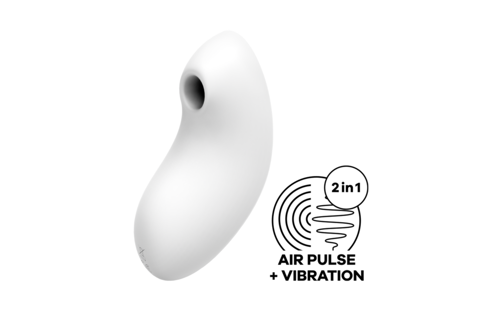 Vulva Lover 2 - Dubbele Luchtpulsvibrator - Wit