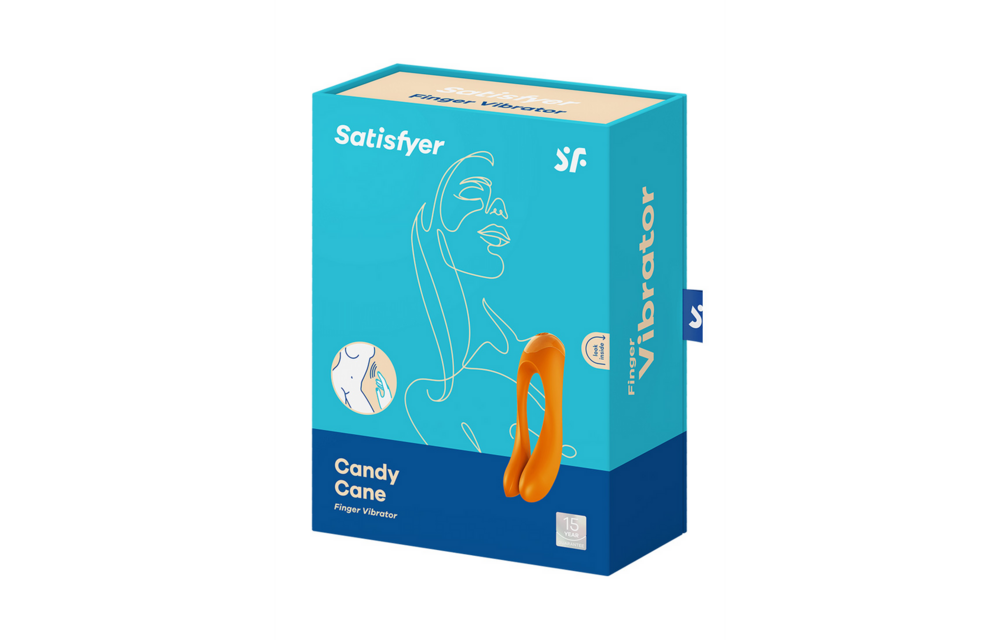 Candy Cane Fingervibrator Orange – Kraftvolles & kompaktes Vergnügen