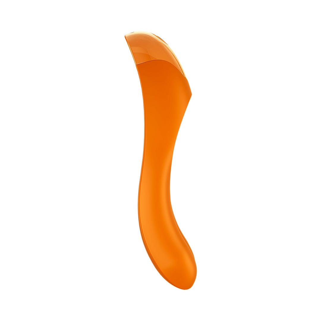 Candy Cane Vingervibrator Oranje – Krachtig & Compact plezier