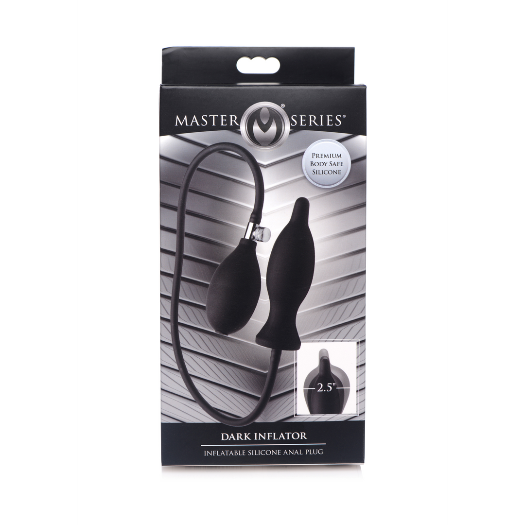 Dark Inflator 62 cm – Bequemer aufblasbarer Plug aus Silikon