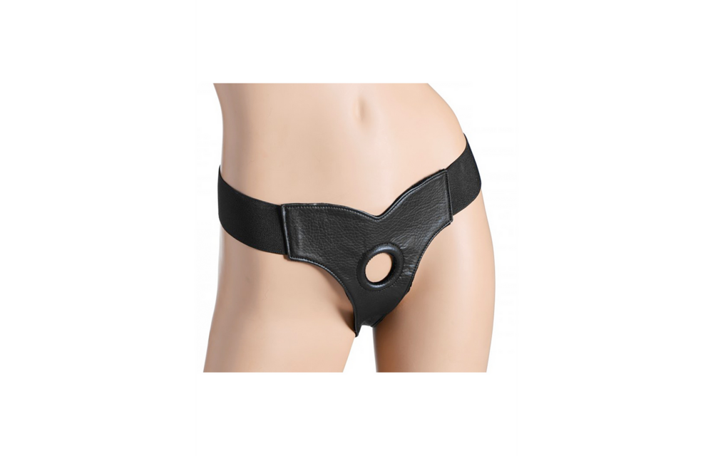 Bella Strap-On 29 cm | Adjustable Velour Dildo Harness