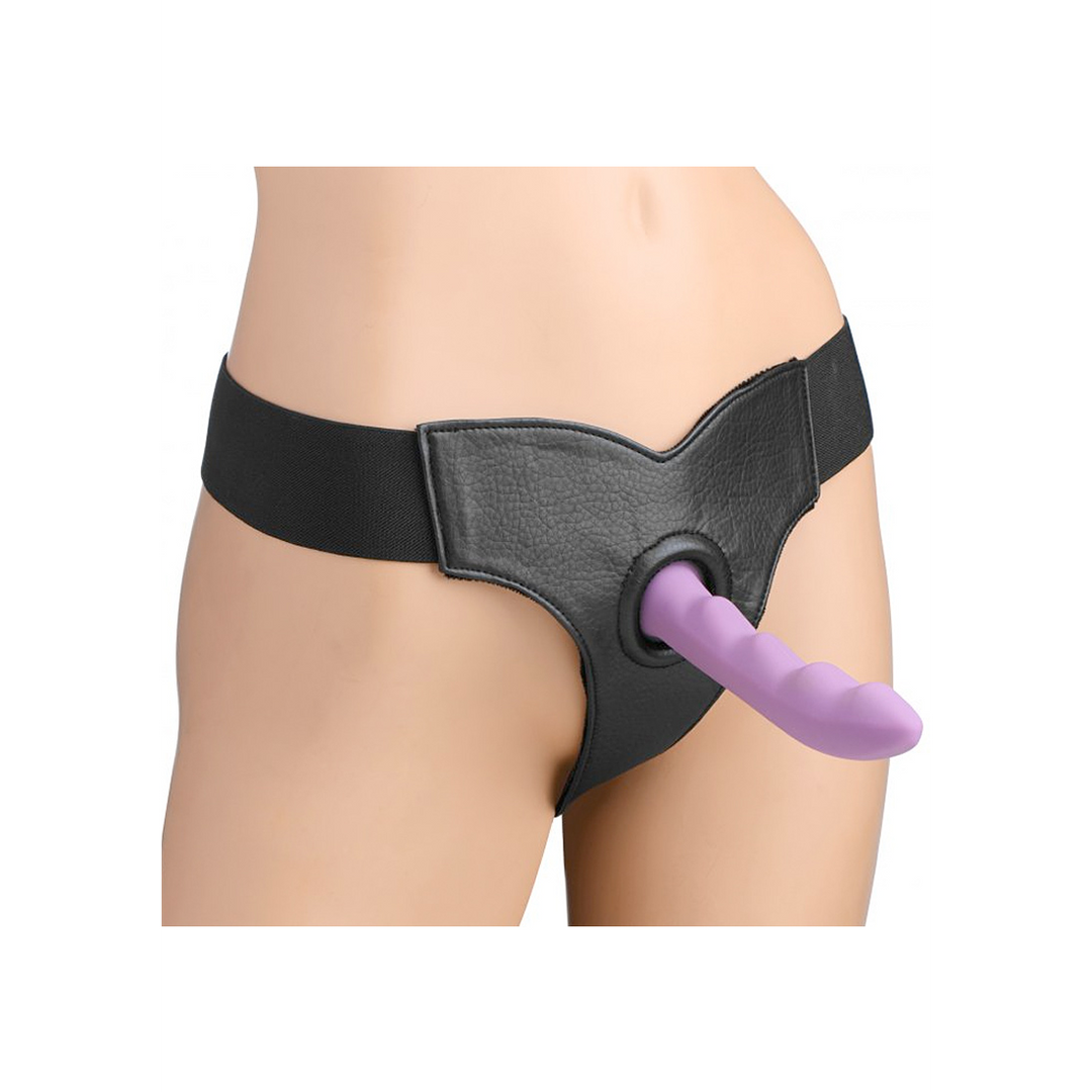 Bella Strap-On 29 cm | Verstelbare Velours Dildo Harness