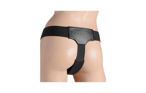 Bella Strap-On 29 cm | Adjustable Velour Dildo Harness