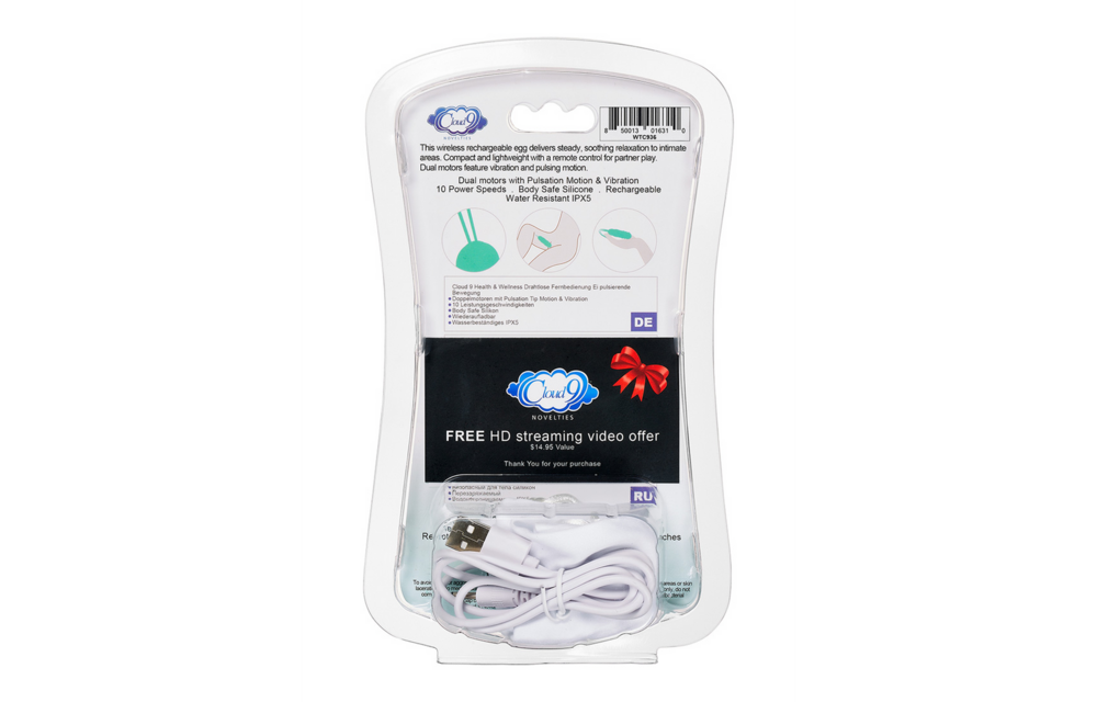 Wireless Eggs with Pulsating Movement & 10 Vibrations