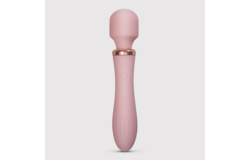 Jinx Double Wand Massager Pink | Heat & 10 Vibrations