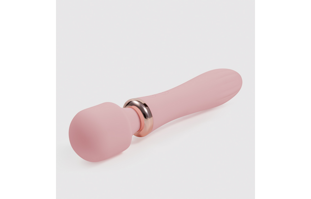 Jinx - Dual Wand Massager with Heating Mode - Rose Wine