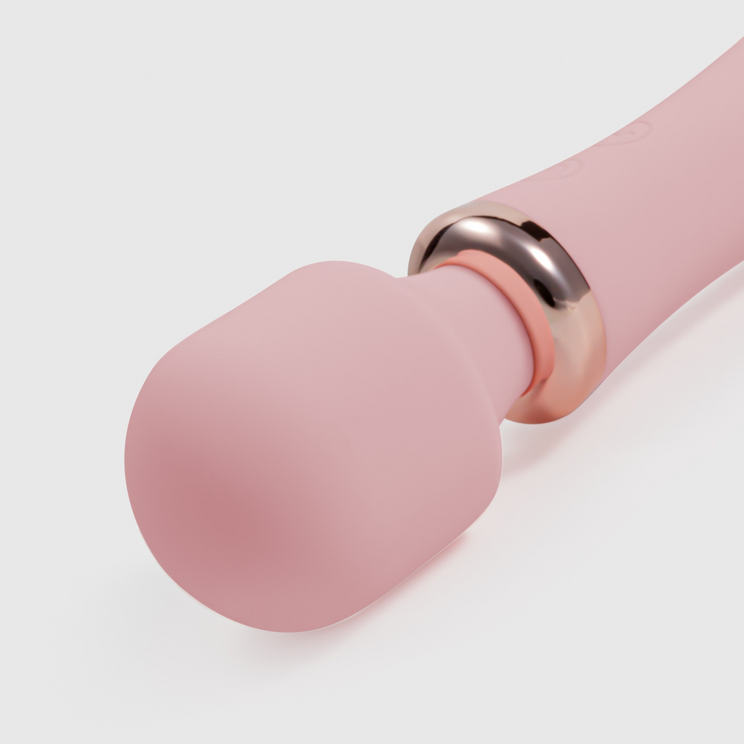 Jinx - Dual Wand Massager met Verwarmingsmodus - Rosé Wijn