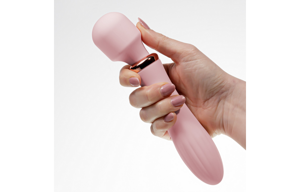 Jinx Dubbele Staafmassager Roze | Warmte & 10 Vibraties