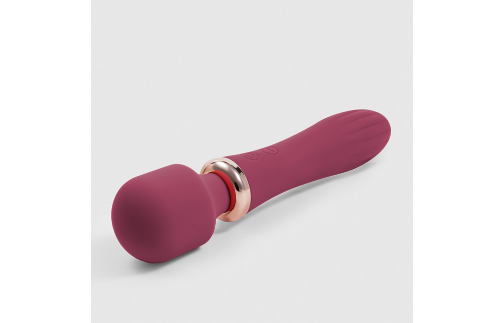 Jinx - Dual Wand Massager mit Heizmodus - Rotwein