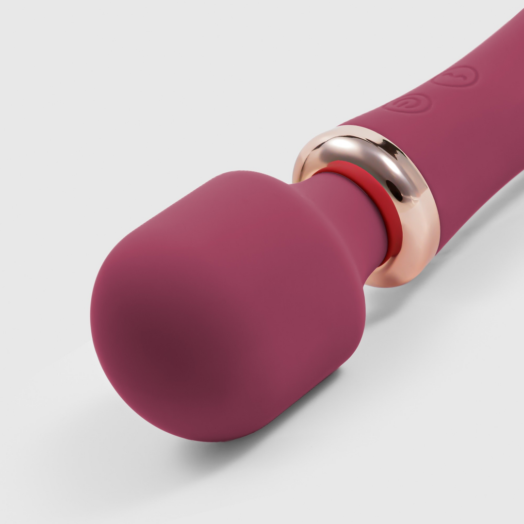 Jinx - Dual Wand Massager with Heating Mode - Red Wine