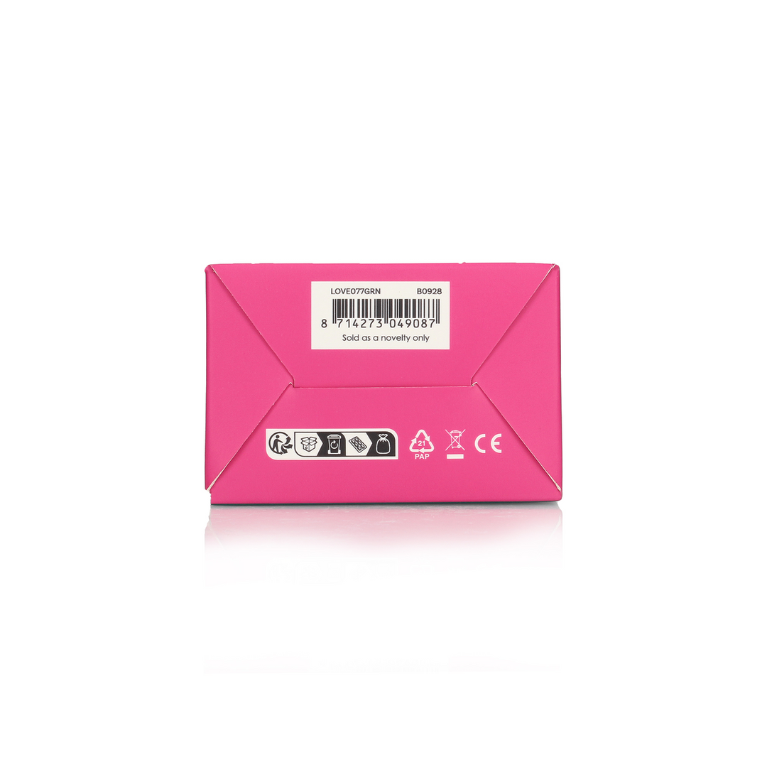 G-Spot Vibrator met Parels Blauw Groen - Loveline by Shots