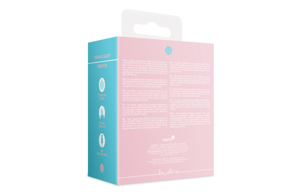 Tikkende Hart Vibrator Roze Arabesque - Intens Plezier