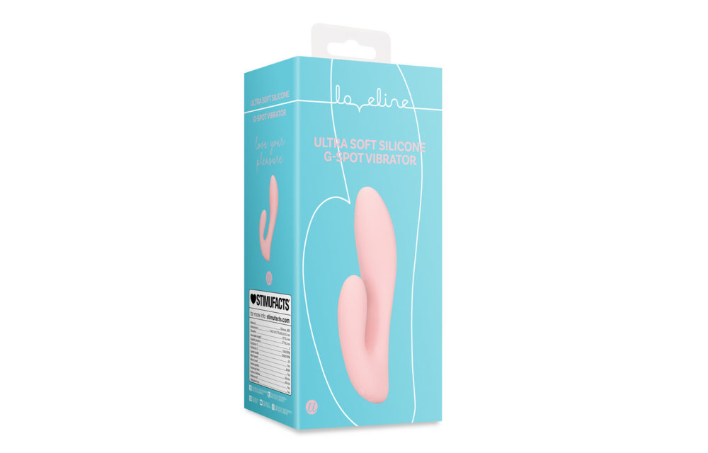 Ultra zachte siliconen G-spot vibrator - Loveline Chiffon