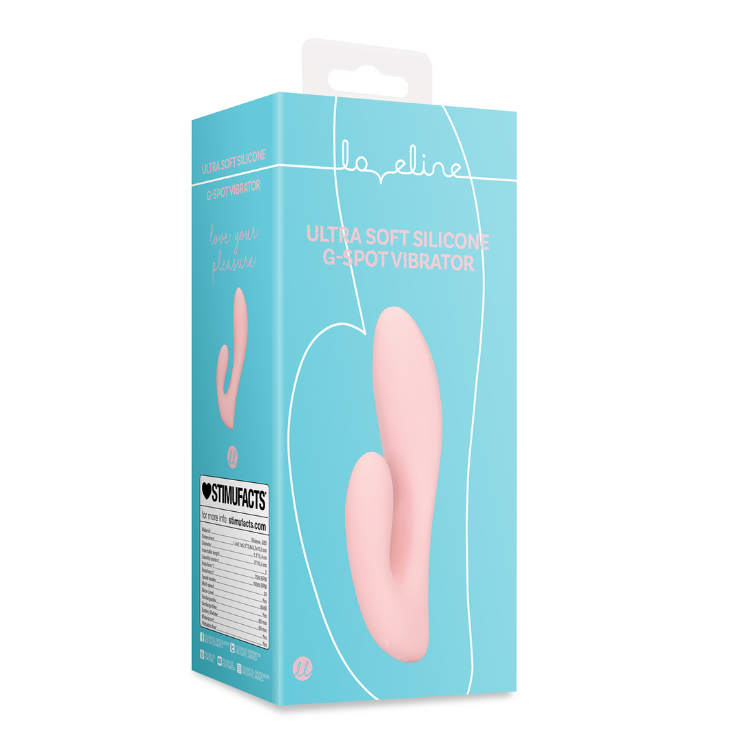 Ultra zachte siliconen G-spot vibrator - Loveline Chiffon