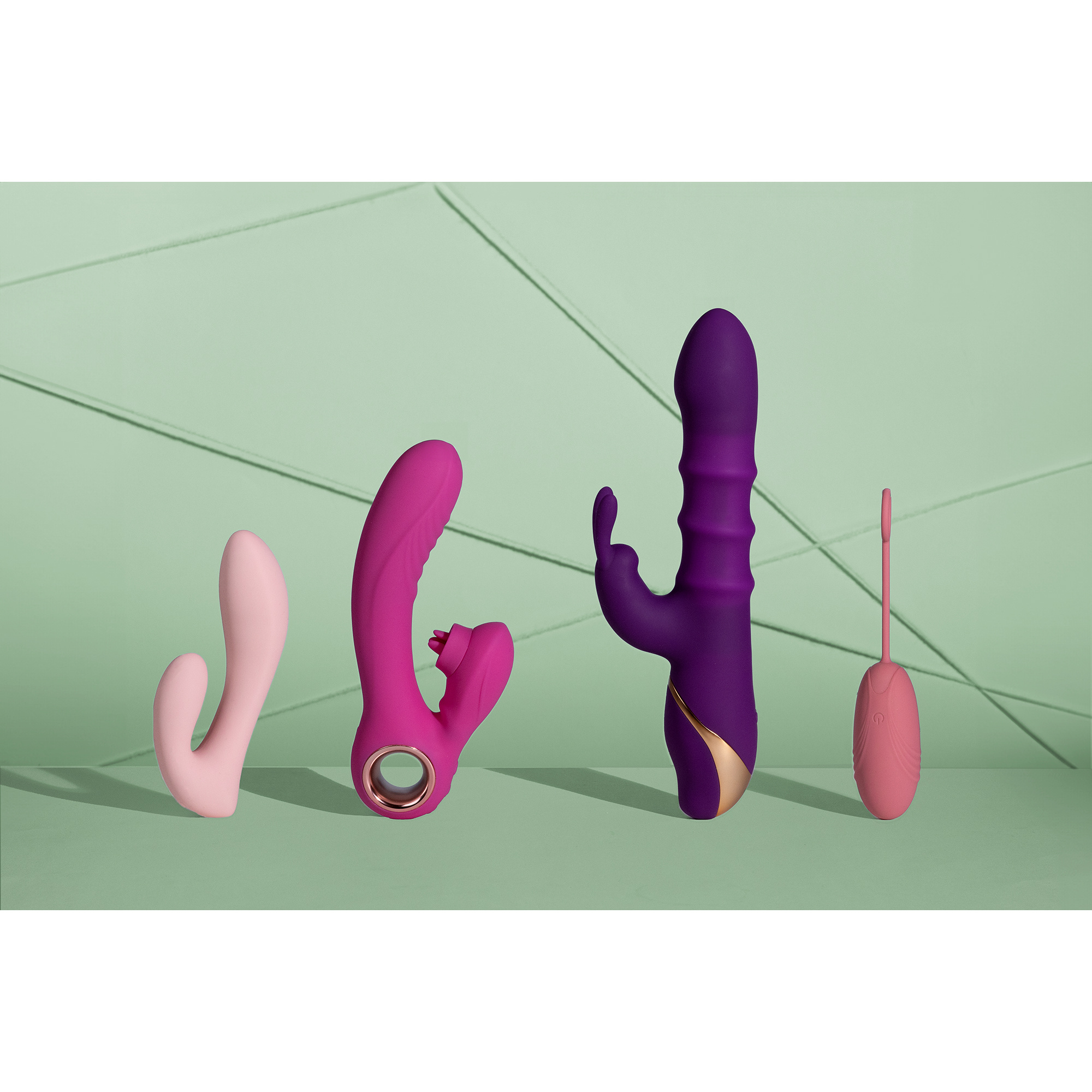 Ultra zachte siliconen G-spot vibrator - Loveline Chiffon