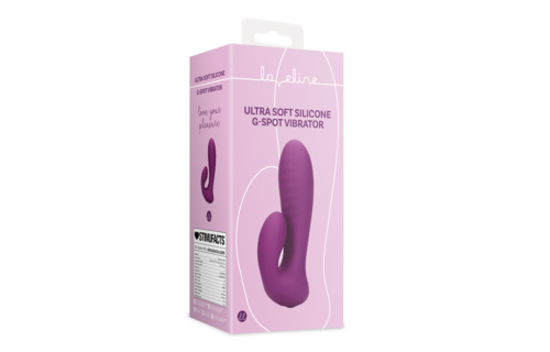 Ultra-soft purple silicone G-spot vibrator – Loveline
