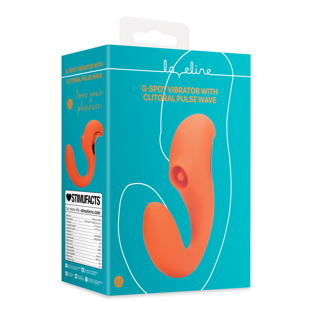 G-Spot Vibrator Untamed Orange – Intense Pulse Wave Plezier