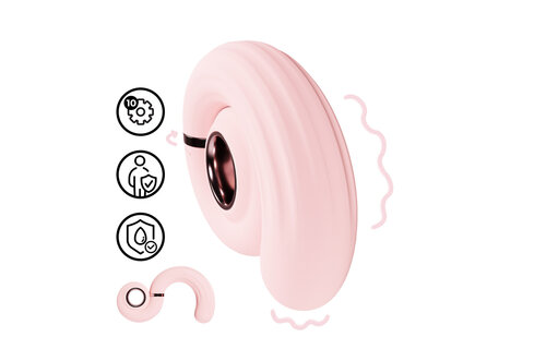 Tourner Roze Swirl vibrator - Elegant, stil & krachtig
