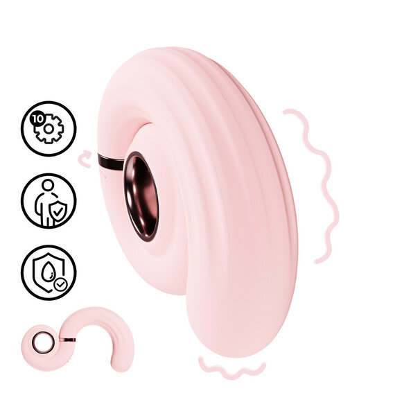 Tourner Roze Swirl vibrator - Elegant, stil & krachtig