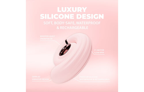 Tourner Pink Swirl vibrator - Elegant, quiet & powerful