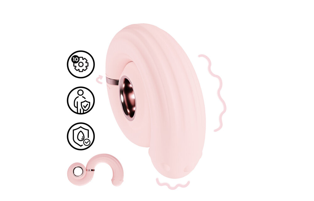 Perles Drehbare Perlen Swirl Pink | Luxuriöses & leises Vergnügen