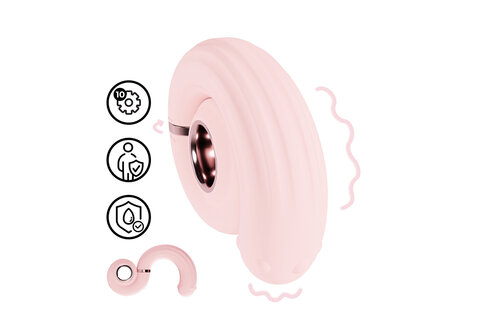 Perles Draaibare Parels Swirl Roze | Luxe & Stil Genot