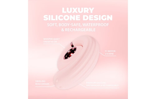 Perles Draaibare Parels Swirl Roze | Luxe & Stil Genot